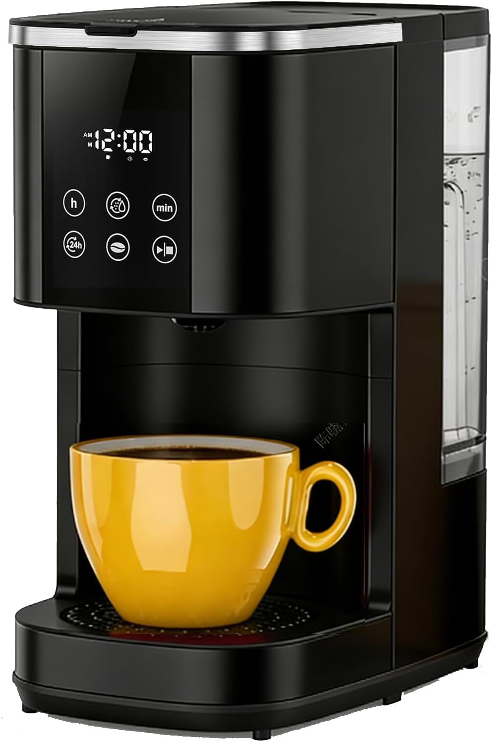 Single Serve Coffee Maker, Coffee Brewer for Capsule and Ground Coffee, Capsule Coffee Machine with 40 Oz Water Tank, Instant-Heat